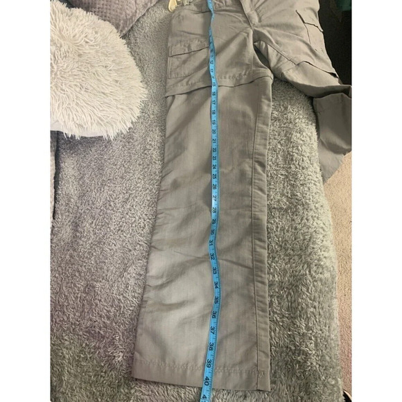 North Face Pants Womens 8 Gray Cargo Convertible Zip Off Shorts - Picture 8 of 10